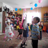 Codzienne zabawy dzieci w przedszkolu